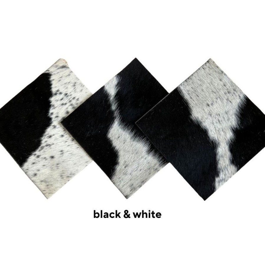 Genuine Cowhide Swatches - 3 x PIECES per pack -  20 x 20cm (8" x 8") 3