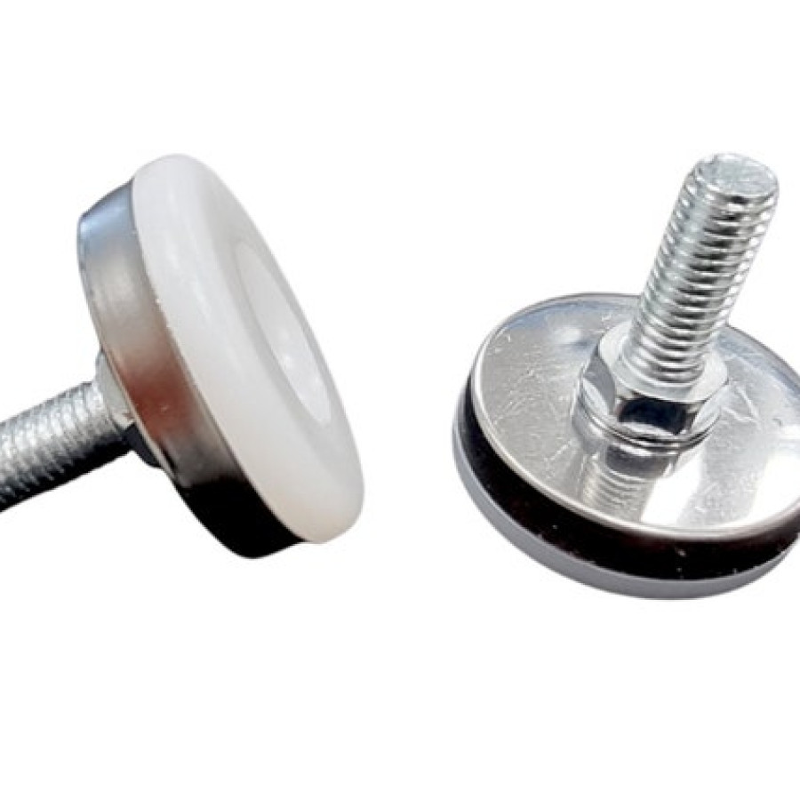 M6 or M8 Screw-in Furniture Feet | Anti-scratch feet / Pads for hardwood floors | Adjustable leveling feet