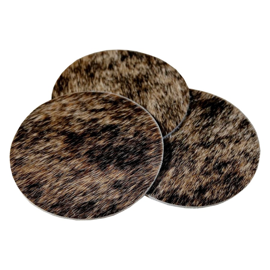 Cowhide coasters - wedding favour -  Genuine cowhide - priced per coaster - Huge variety of options, Handmade 6