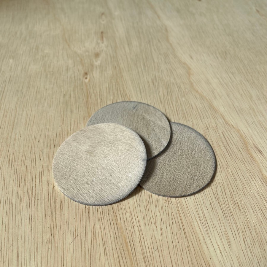 Cowhide coasters - wedding favour -  Genuine cowhide - priced per coaster - Huge variety of options, Handmade 8
