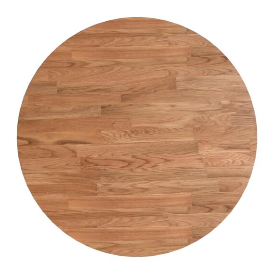 Round Solid Oak Table top | Light Brown Finish | Replacement Tabletop | Solid Oak Dining Top | Oak Round Table 0