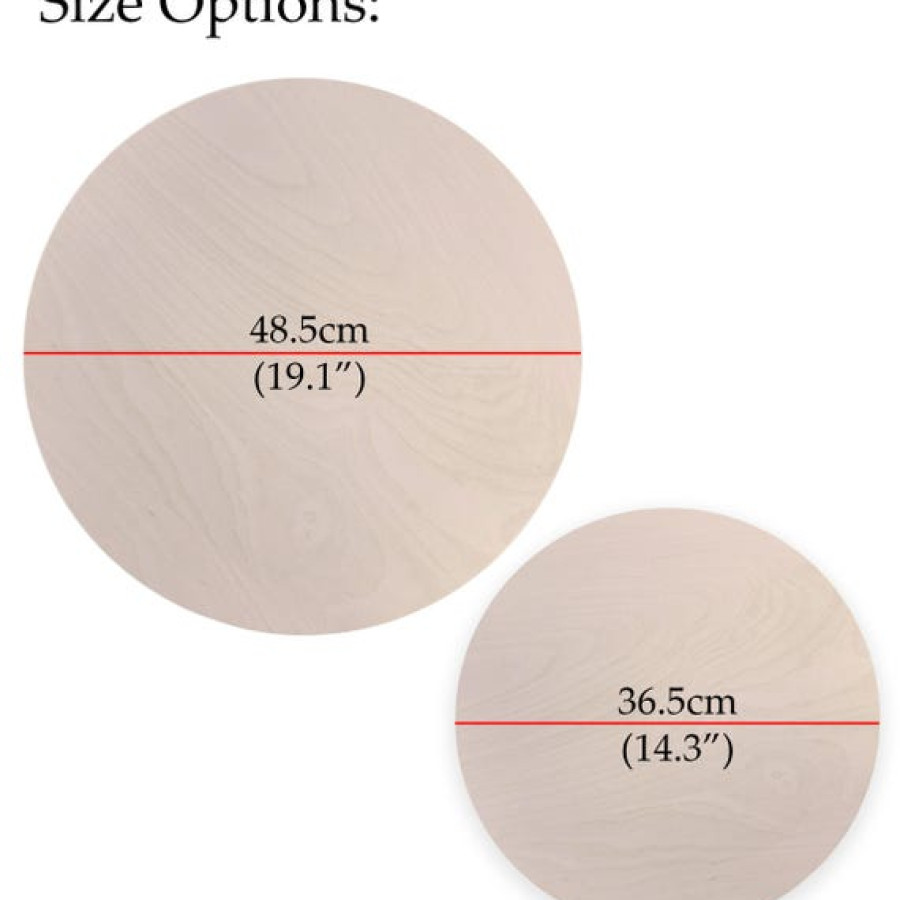 Baltic Birch Plywood Circles | 21mm Thick CNC cut | Can be used as tabletop or stool seat etc 1