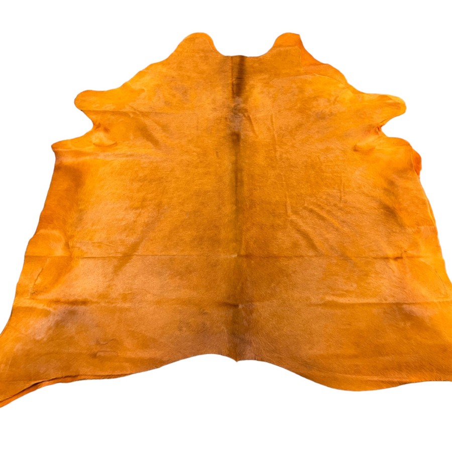 Dyed Cowhide rug | Genuine cowhide rug available in various colours (7 x 6 ft.) 2