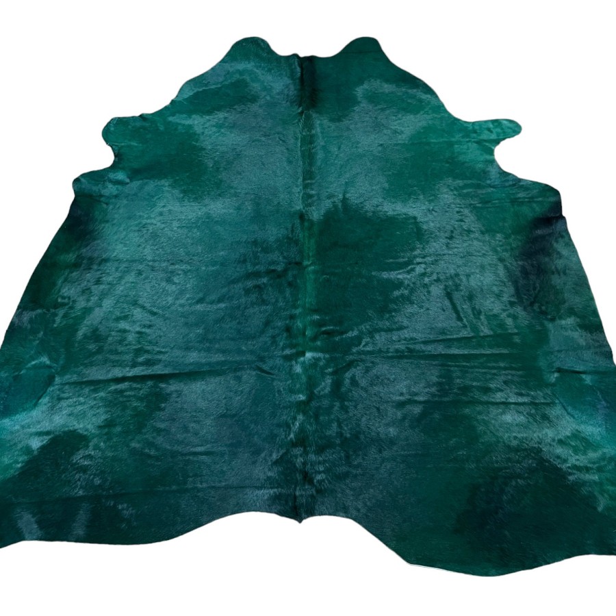 Dyed Cowhide rug | Genuine cowhide rug available in various colours (7 x 6 ft.) 4