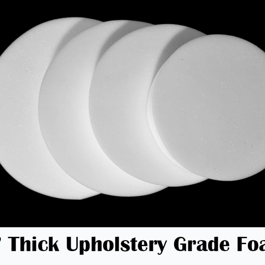 Upholstery Grade Precut circular foam | Round Foam | 50mm (2")  thick | Available in various sizes! | Bar stool seat 3