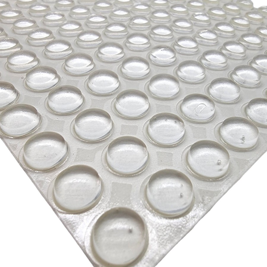 Self-adhesive clear rubber bumpers for glass coffee table / anti-scratch feet