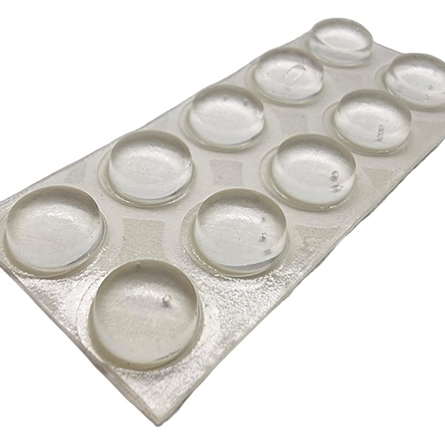 Self-adhesive clear rubber bumpers for glass coffee table / anti-scratch feet 3