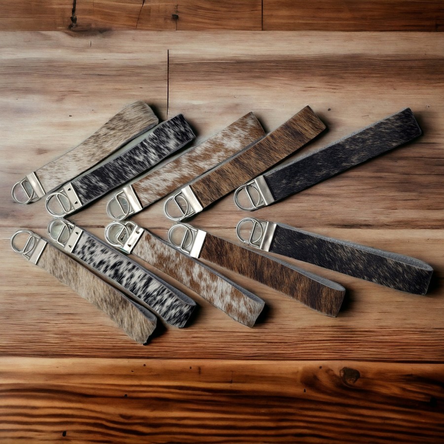 Genuine Cowhide Wrist Lanyard | Keychain Lanyard | Keyring Lanyard 2