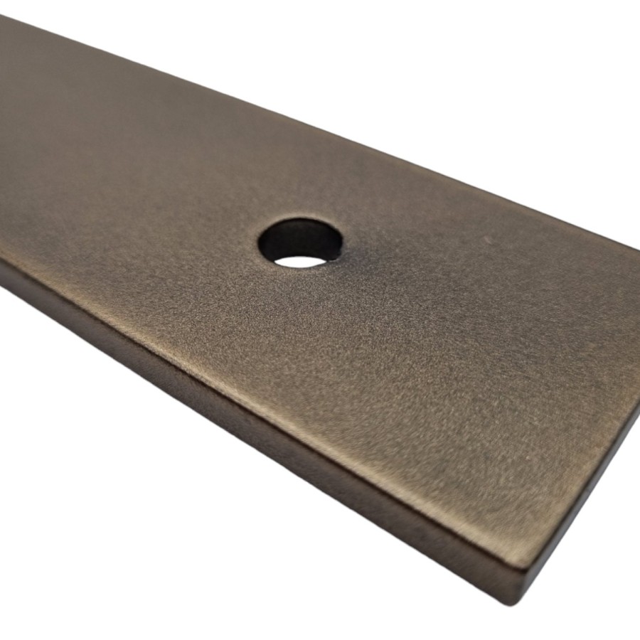 Pair of Antique Bronze shelf brackets - Steel shelf bracket powder coated for an antique bronze finish - Made in the UK 3