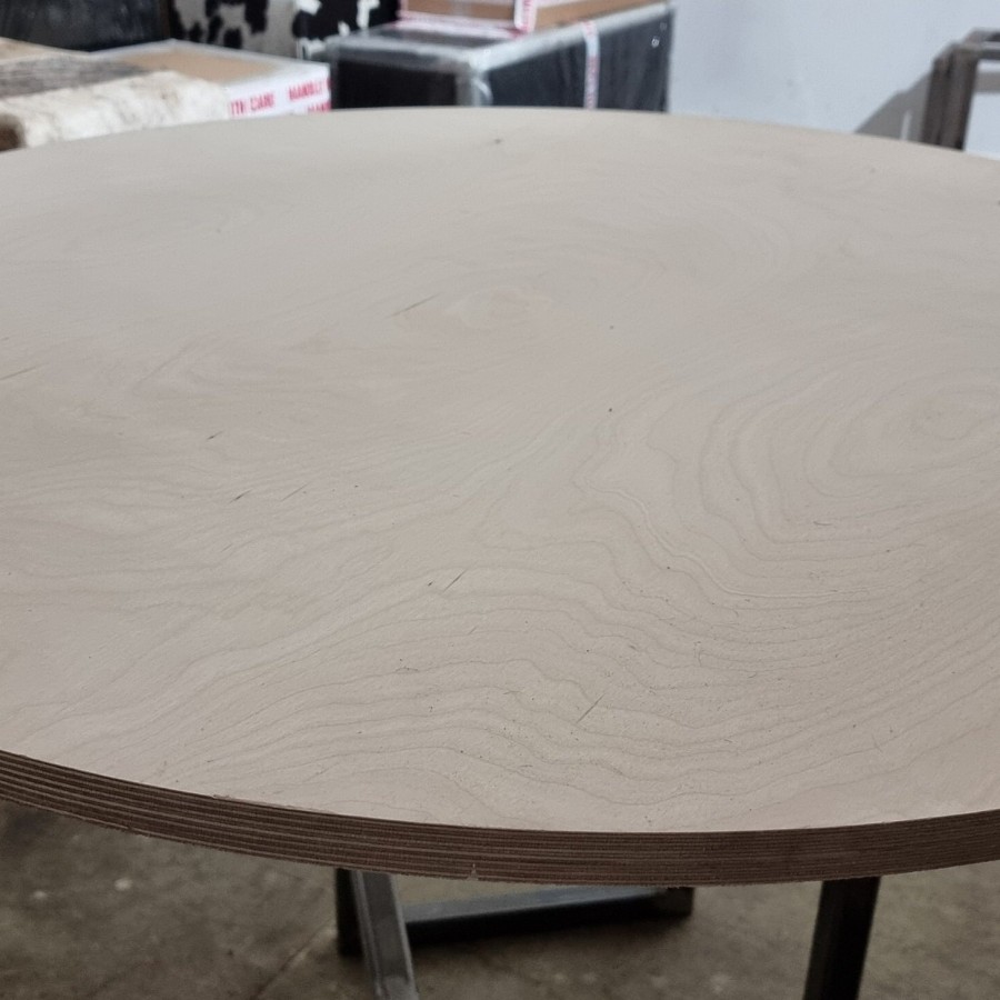 Large BIRCH Plywood Circle - 104cm (41") Diameter - Precut using CNC - Thickness - 21mm (3/4") Table top 3