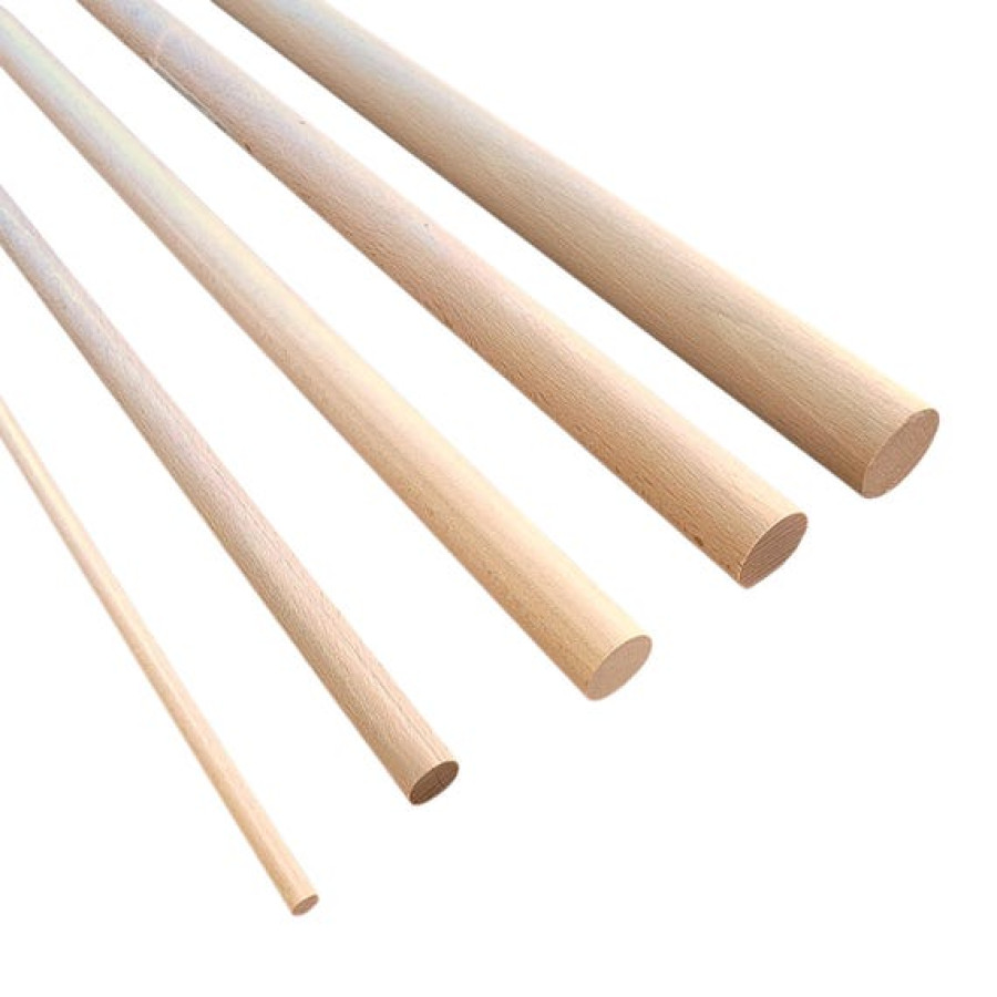 Hardwood wooden dowel | Various sizes in stock | Round Shape 2