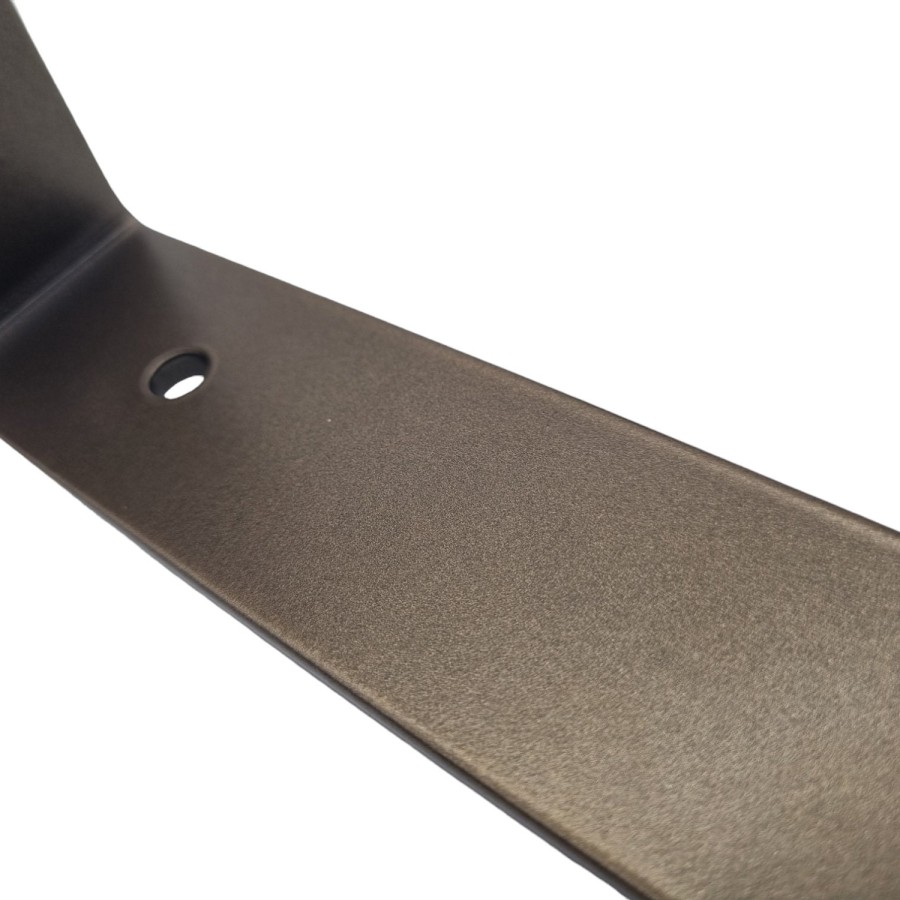 Pair of Champagne Gold shelf brackets - Steel shelf bracket powder coated for a Champagne Gold finish - Made in the UK 8