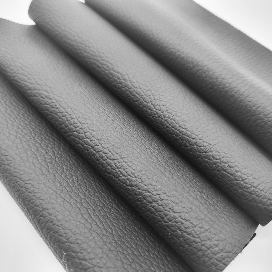 Style Black Genuine Leather - For upholstery & crafts - Various sizes available 2