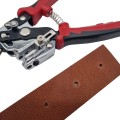 Heavy duty adjustable Leather Hole Punch Tool | Adjustable Belt Hole Puncher Tool - (2mm - 4.5mm hole size)