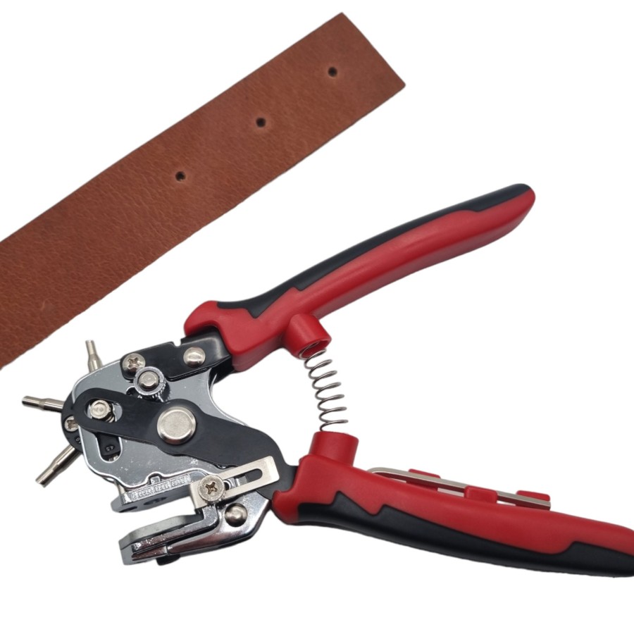 Heavy duty adjustable Leather Hole Punch Tool | Adjustable Belt Hole Puncher Tool - (2mm - 4.5mm hole size) 1