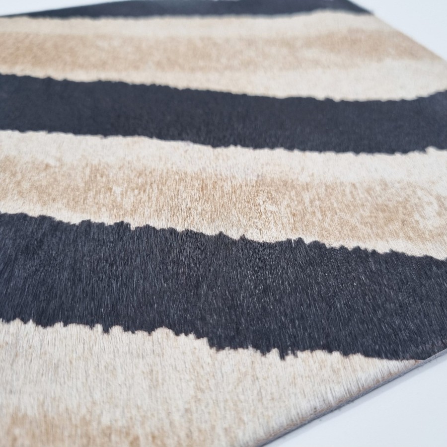 Hair On Zebra Print Cowhide - For upholstery & crafts - Various sizes available 3