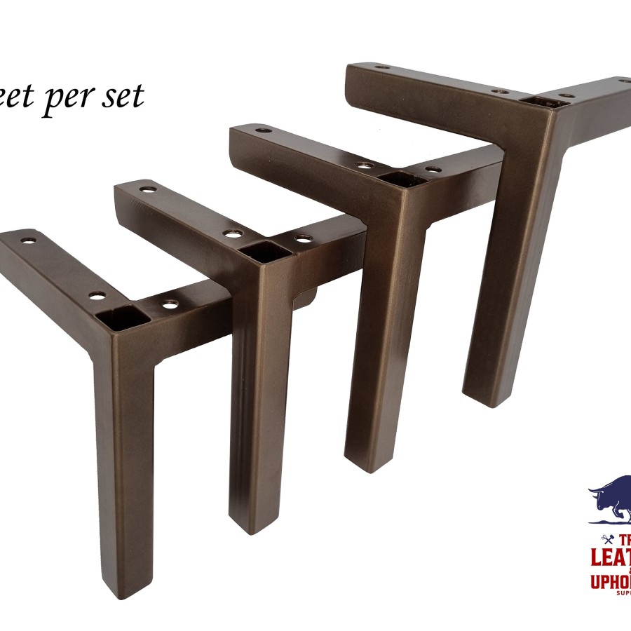 Set of 4 Premium L-shaped modern steel furniture legs 5
