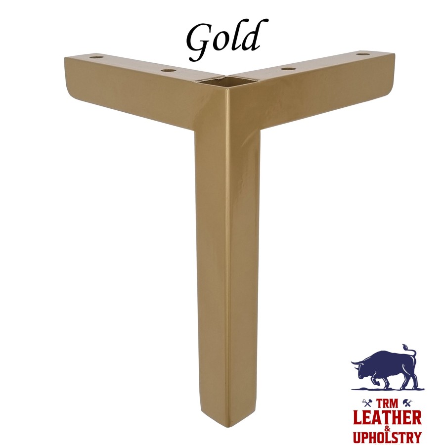 Set of 4 Premium L-shaped modern steel furniture legs 6