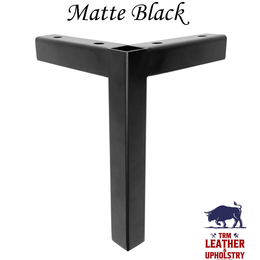 Set of 4 Premium L-shaped modern steel furniture legs 9
