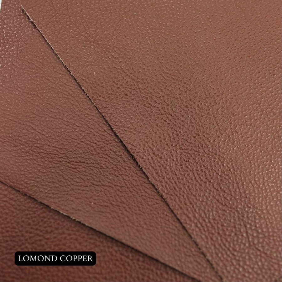 Lomond Copper Brown Leather - Genuine Leather - For upholstery / crafts - Various sizes available 1