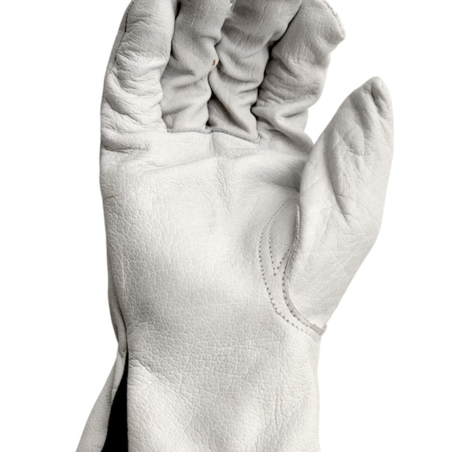 Custom engraved genuine leather gardening gloves | Laser engraved with your logo or custom text! 6