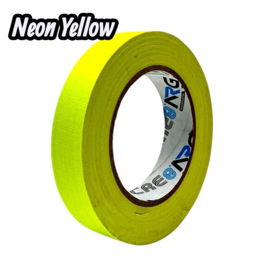 Fluorescent Neon Gaffer tape | 1" Spike tape | For Hula Hoop Art & Crafts 7