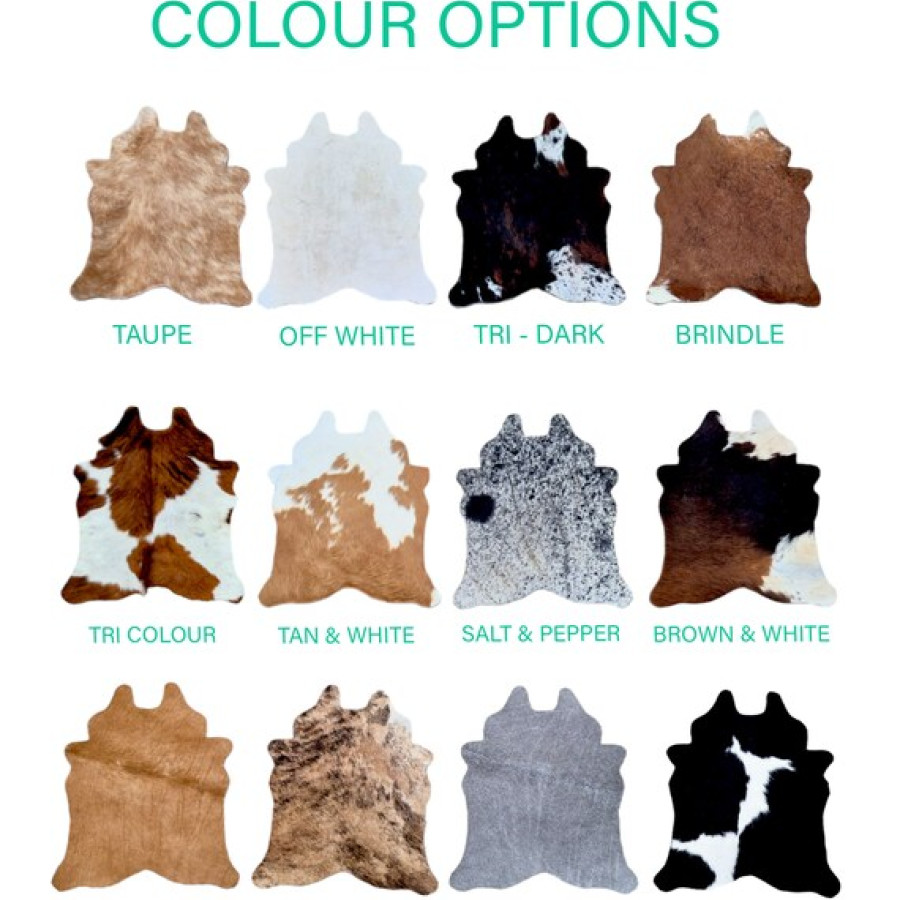 Genuine cowhide mini rugs / cowhide mats / cowhide table center piece / cowhide wall hanging 1
