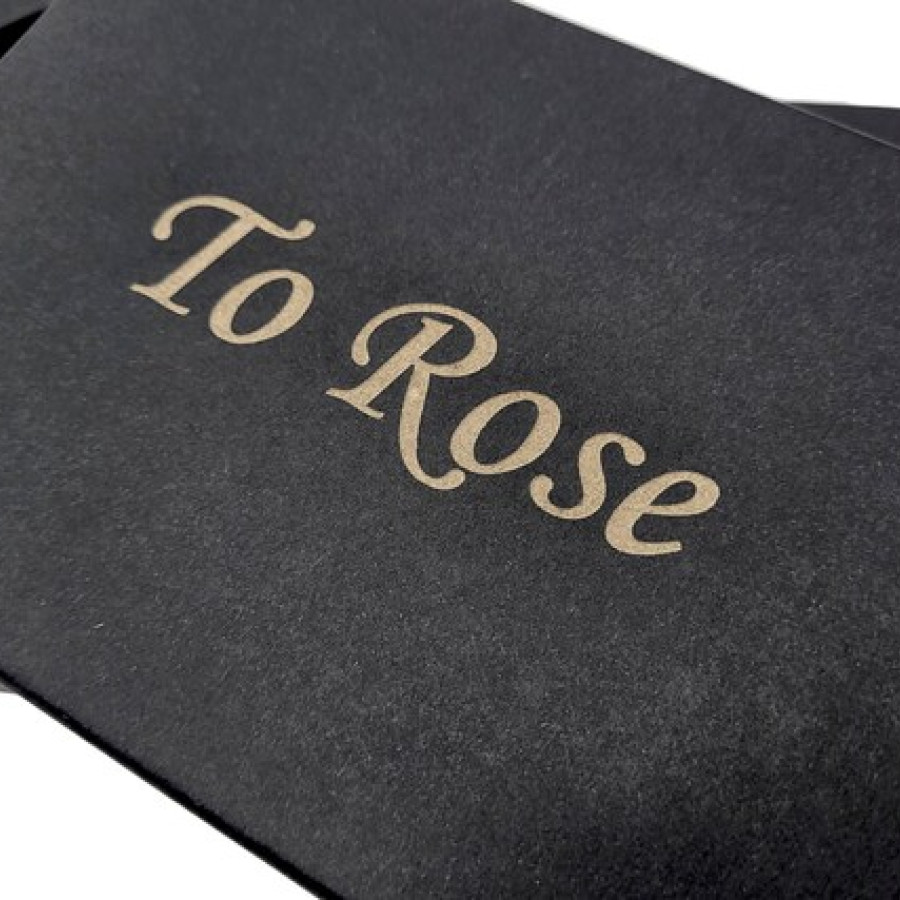 Customised engraved black gift boxes | Ideal for jewelry and other small gifts | Personalised gift boxes 4