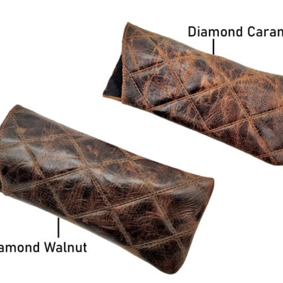 Embossed Leather Glasses Case, Handmade in Texas 3