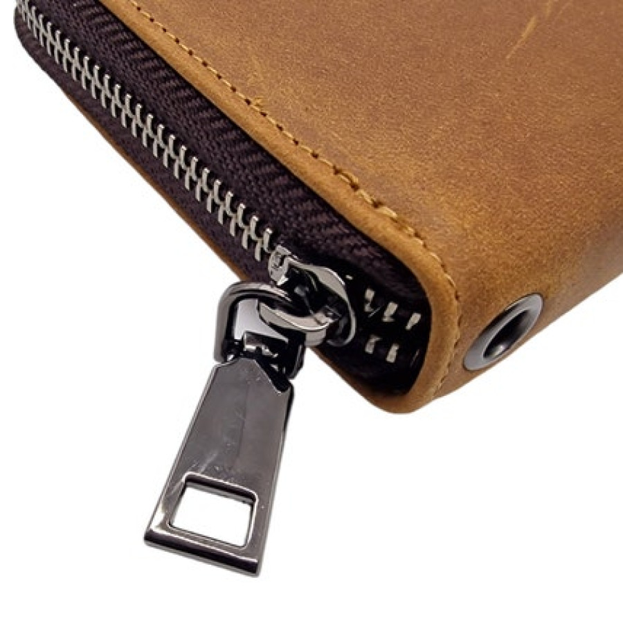 Customised / personalised ladies premium Genuine Leather Wallet - Large leather wallet with custom embossed name or initials 8