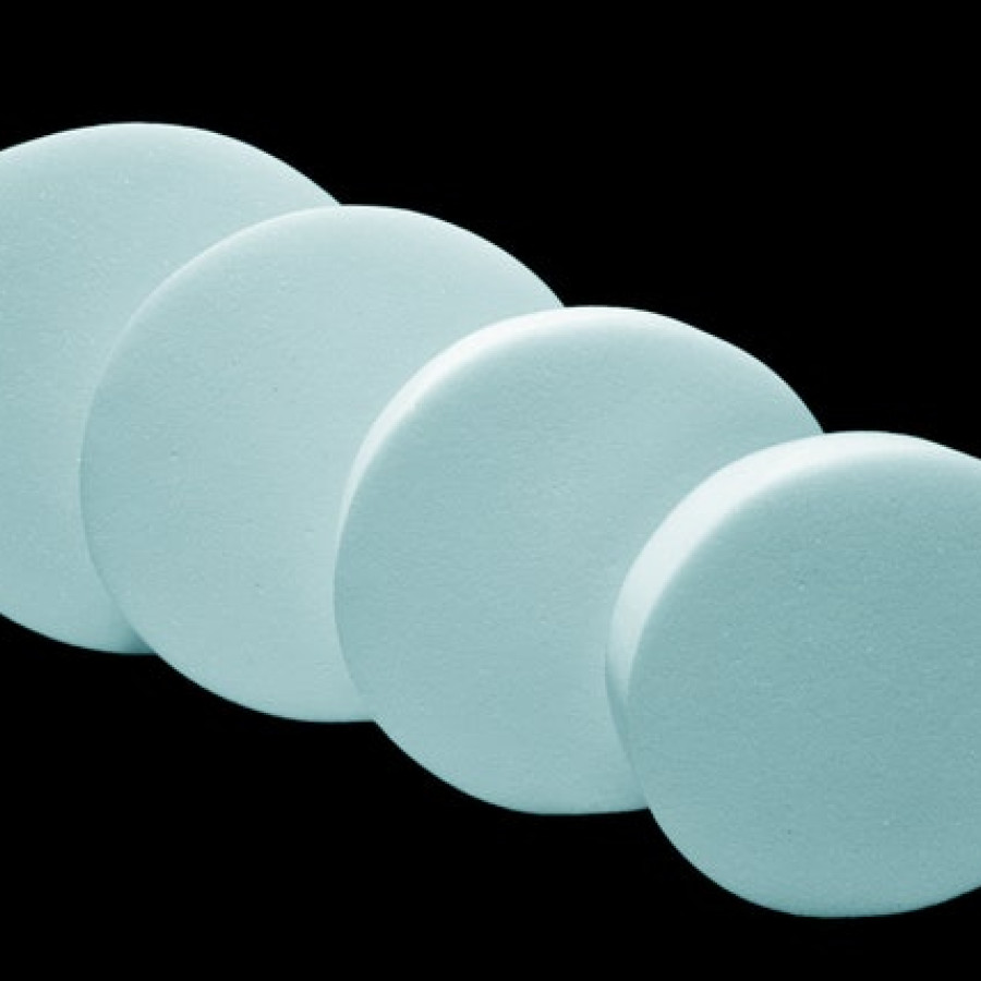 Upholstery Grade Precut circular foam  |  medium-soft  | Round Foam | 55mm (2.2")  thick | Available in various sizes! | Bar stool seat 2