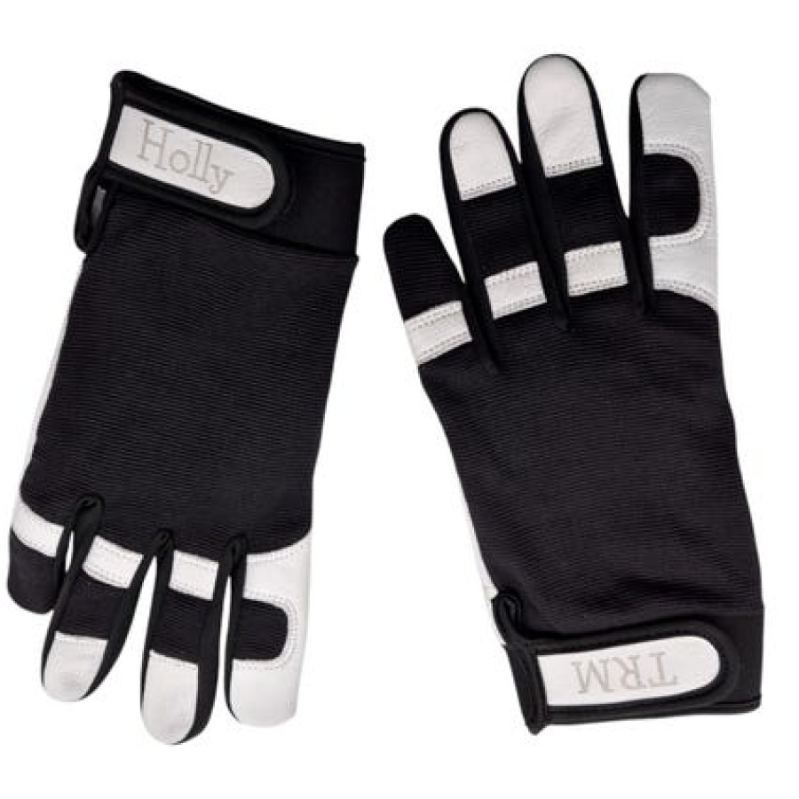 Customised Premium Leather Gardening Gloves, General Purpose Work Gloves, Personalised Gardener Gift, Custom Garden gloves 1