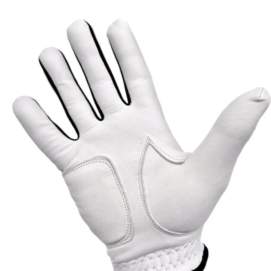 Customisable Genuine Leather Golf Glove for Left Hand & Right Hand, White Golf Glove, Golf Accessories 4