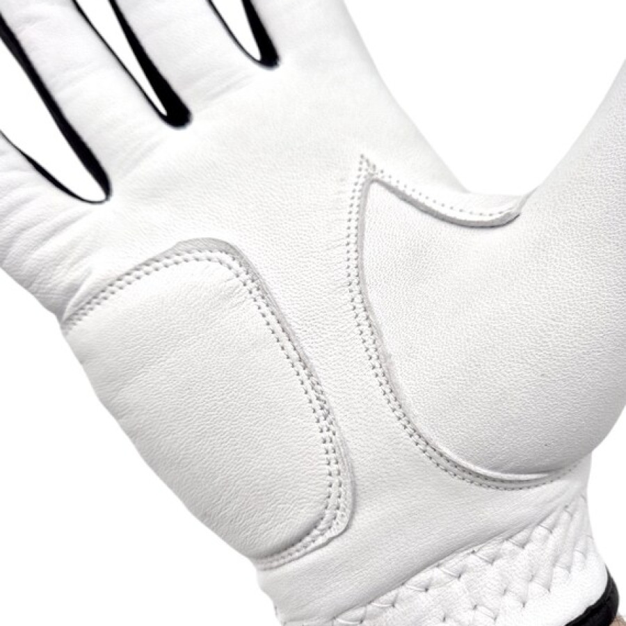 Customisable Genuine Leather Golf Glove for Left Hand & Right Hand, White Golf Glove, Golf Accessories 6