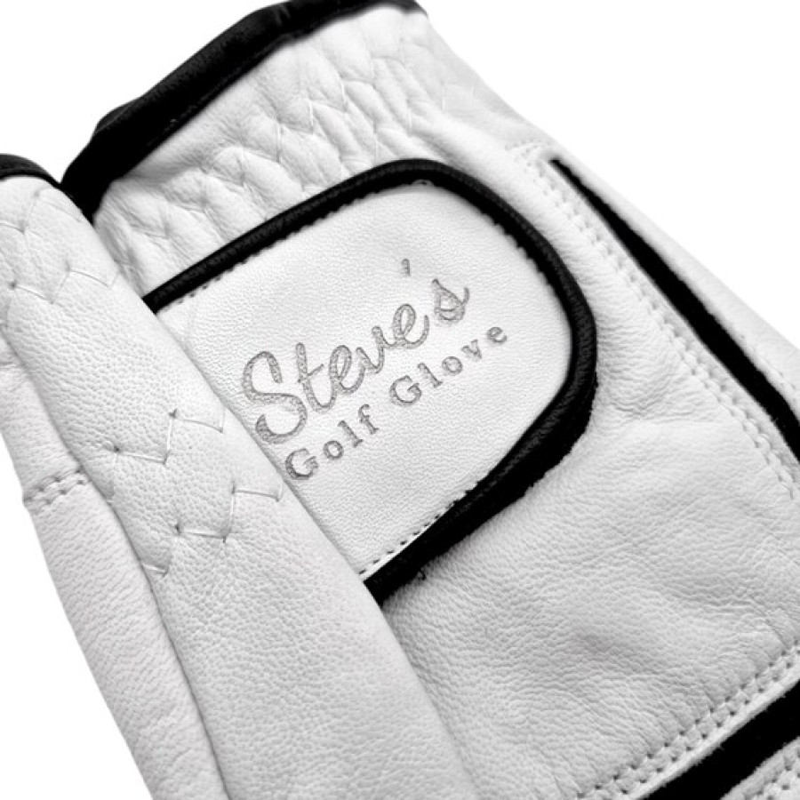 Customisable Genuine Leather Golf Glove for Left Hand & Right Hand, White Golf Glove, Golf Accessories 8