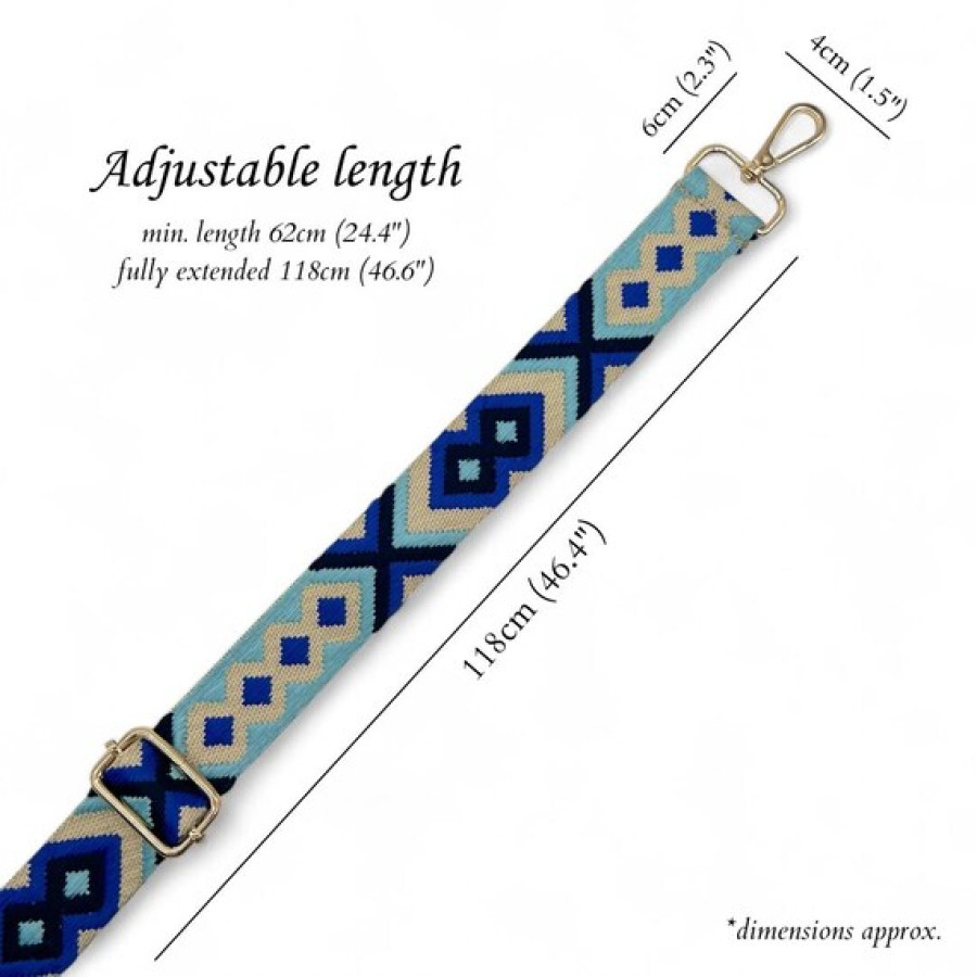 Aztec Bag Strap | Boho Bag Strap | Woven Bag Strap | Macrame Bag Strap | Luggage Strap 1