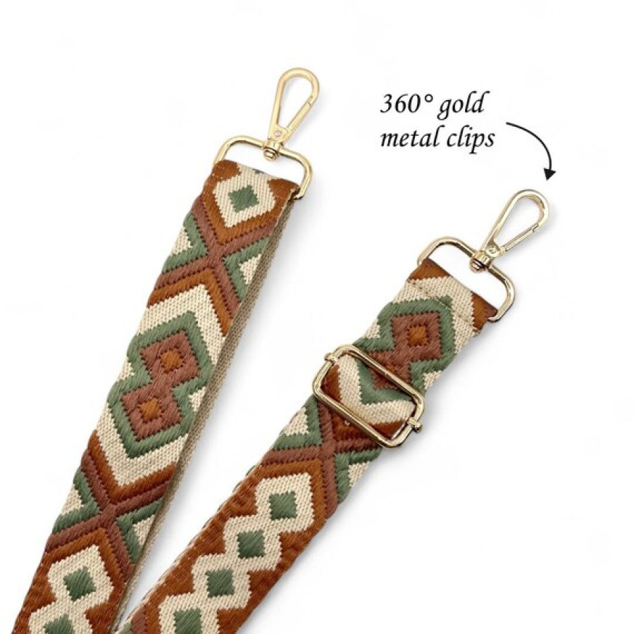 Aztec Bag Strap | Boho Bag Strap | Woven Bag Strap | Macrame Bag Strap | Luggage Strap 4
