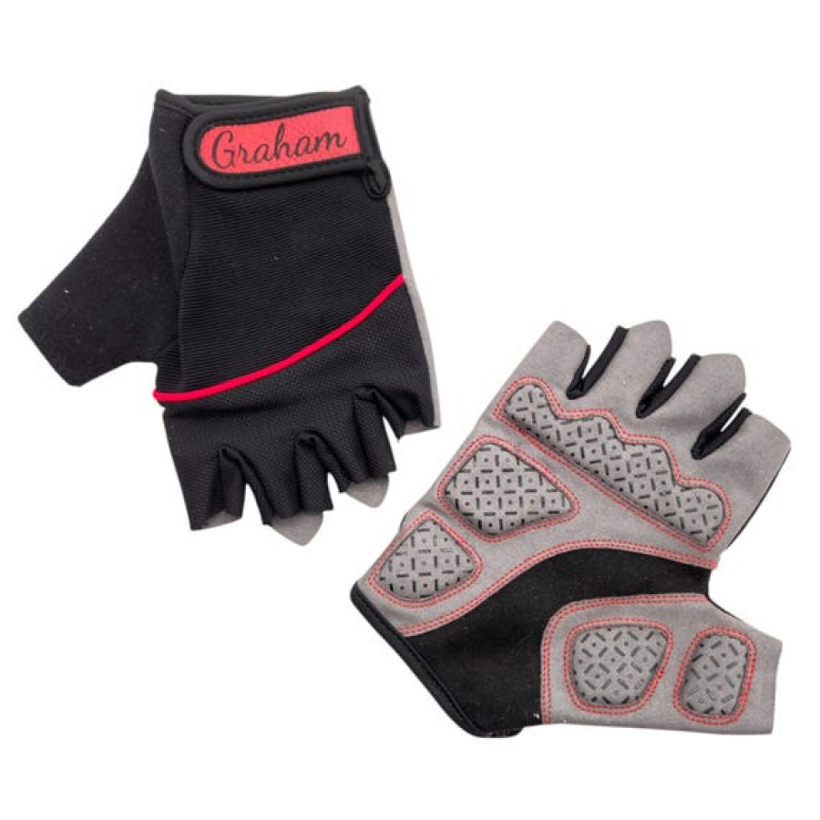 Personalised Fingerless Cycling Gloves / Biker Gloves - Add your text or logo! (B) 3