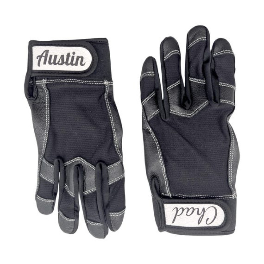 Personalised Genuine Leather Sports Baseball Batting Gloves | Custom Batting Gear - Laser engraved with your text or logo! (B) 6
