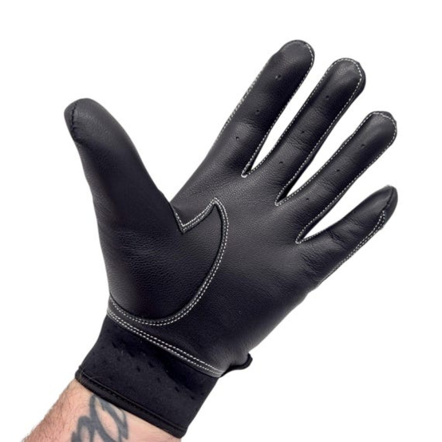 Personalised Genuine Leather Sports Baseball Batting Gloves | Custom Batting Gear - Laser engraved with your text or logo! (B) 7