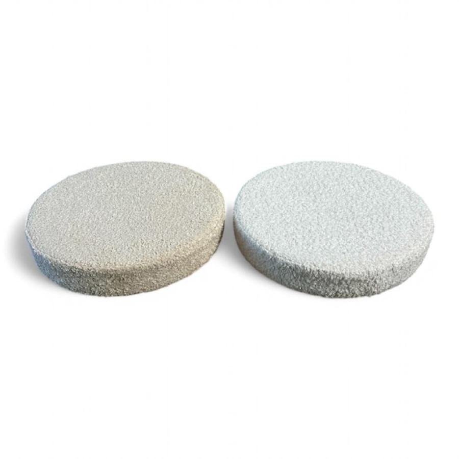 Handmade Boulce Fabric / Teddy Fabric Round Bar Stool seats / Counter Stool Replacement Seat Tops - 2 colours Available 0