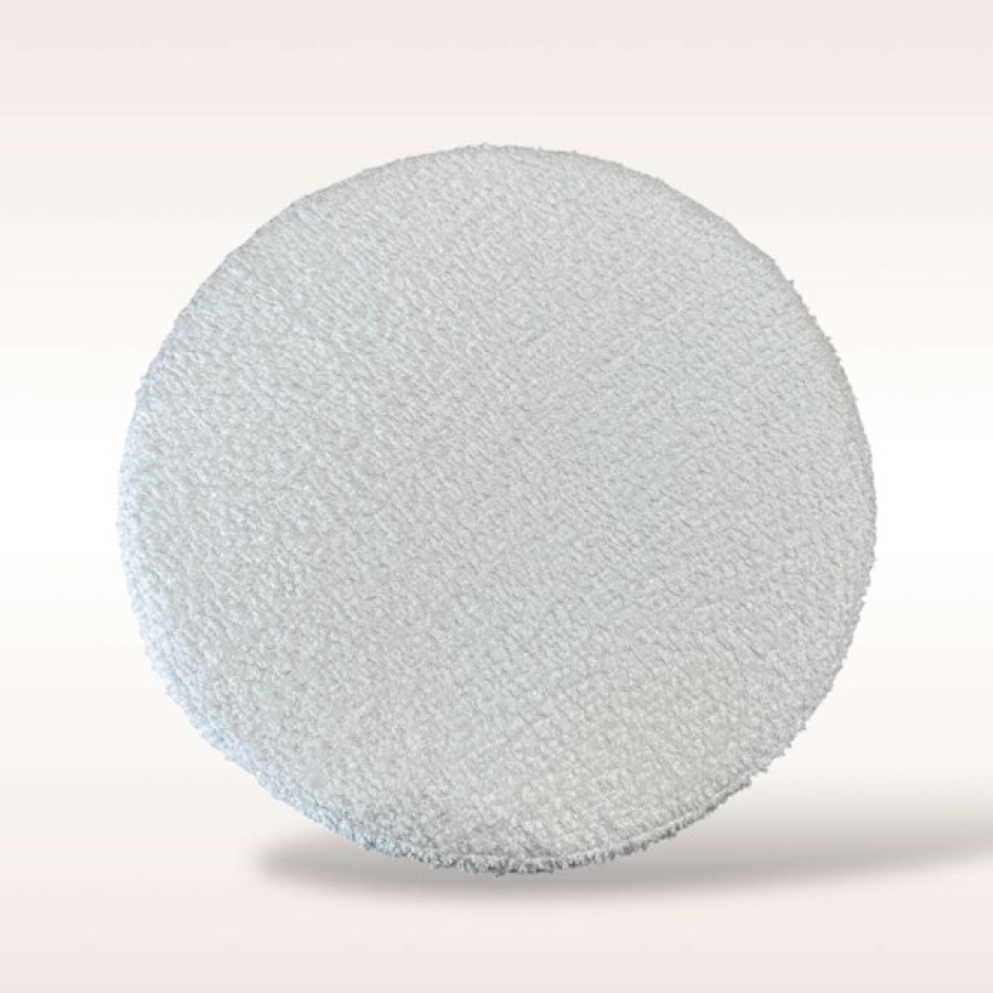 Handmade Boulce Fabric / Teddy Fabric Round Bar Stool seats / Counter Stool Replacement Seat Tops - 2 colours Available 8