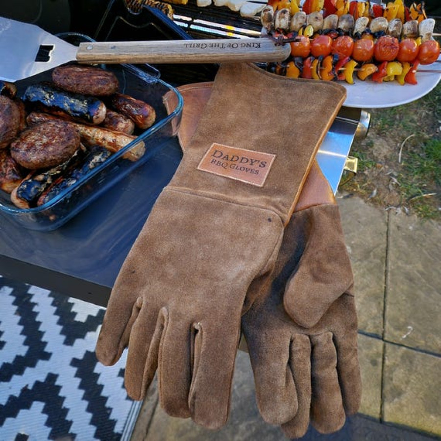 Personalised BBQ gloves | Pair of Grill gloves | Customisable with your logo or text! 2