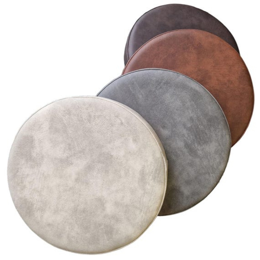 Round Bar Stool Seat - Handmade Premium Quality Faux Leather / Counter Stool Replacement Seat Tops - Various colours Available 0