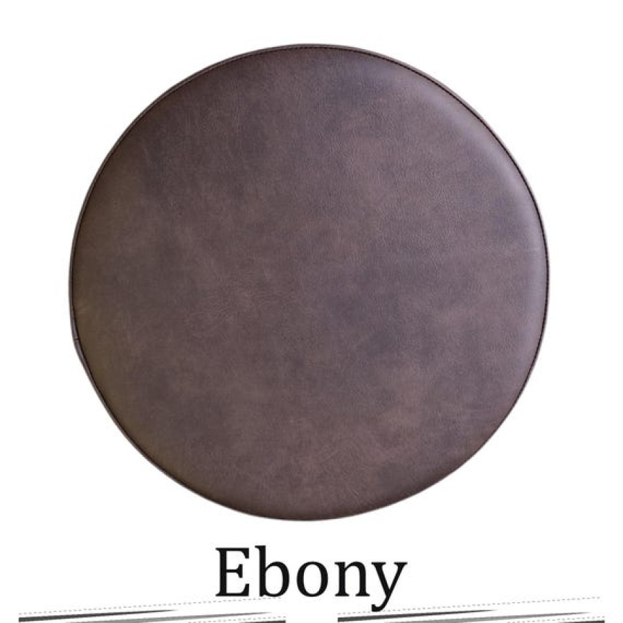 Round Bar Stool Seat - Handmade Premium Quality Faux Leather / Counter Stool Replacement Seat Tops - Various colours Available 6
