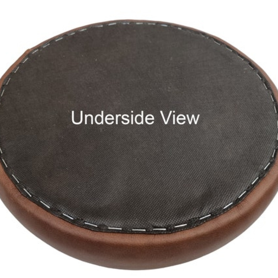 Round Bar Stool Seat - Handmade Premium Quality Faux Leather / Counter Stool Replacement Seat Tops - Various colours Available 8