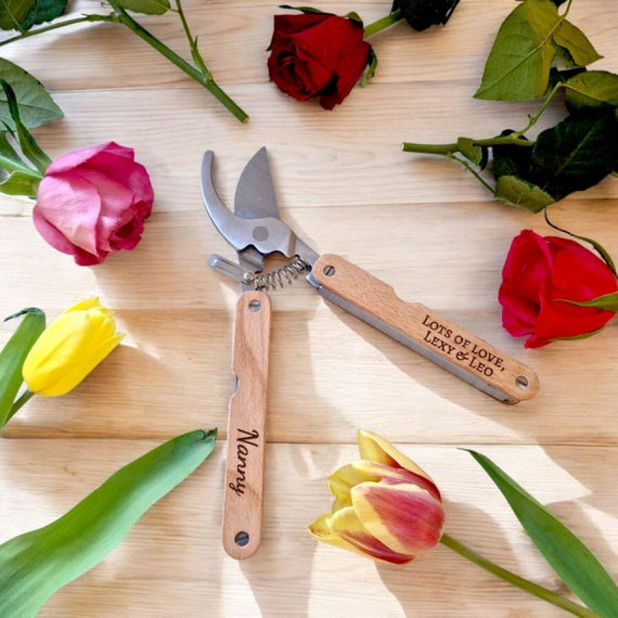 Custom engraved Gardeners Multi-tool | Garden Pruner | Secateurs 1