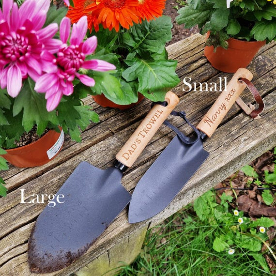 Customisable garden trowel gift - Laser engraved with your text or logo 1