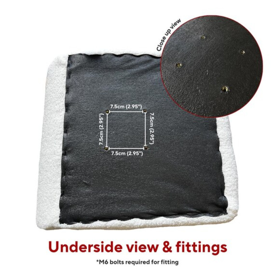 Handmade Boucle Fabric | Teddy Fabric Bar Stool | Counter Stool Replacement Seat Tops 2