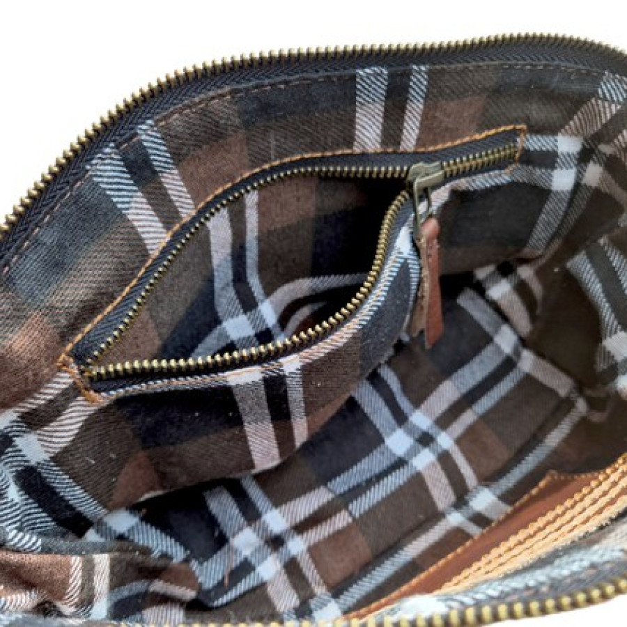 Western Style Women's Embossed Genuine Leather Wristlet Clutch Purse 8